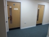 Corridor to side rooms